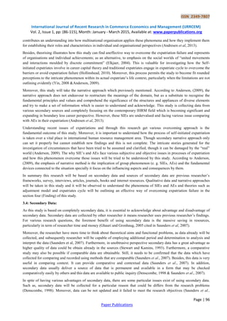 Expatriates Process An Investigation on Self-Initiated Expatriation: Comparison with ...