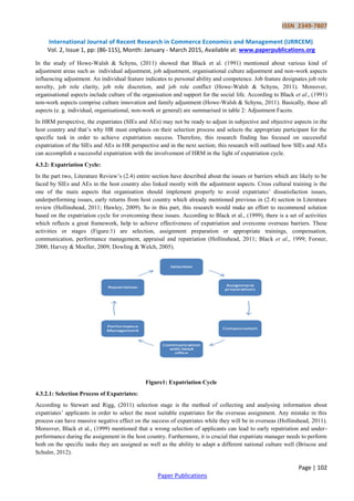 Expatriates Process An Investigation on Self-Initiated Expatriation: Comparison with ...