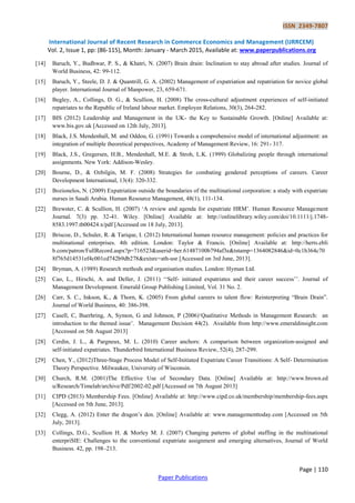 Expatriates Process An Investigation on Self-Initiated Expatriation: Comparison with ...