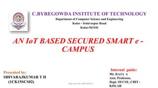 An Iot Based Secured Smart E Campus Pptx An Iot Based Secured Smart E Campus Pptx