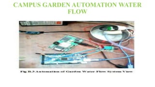 CAMPUS GARDEN AUTOMATION WATER
FLOW
 