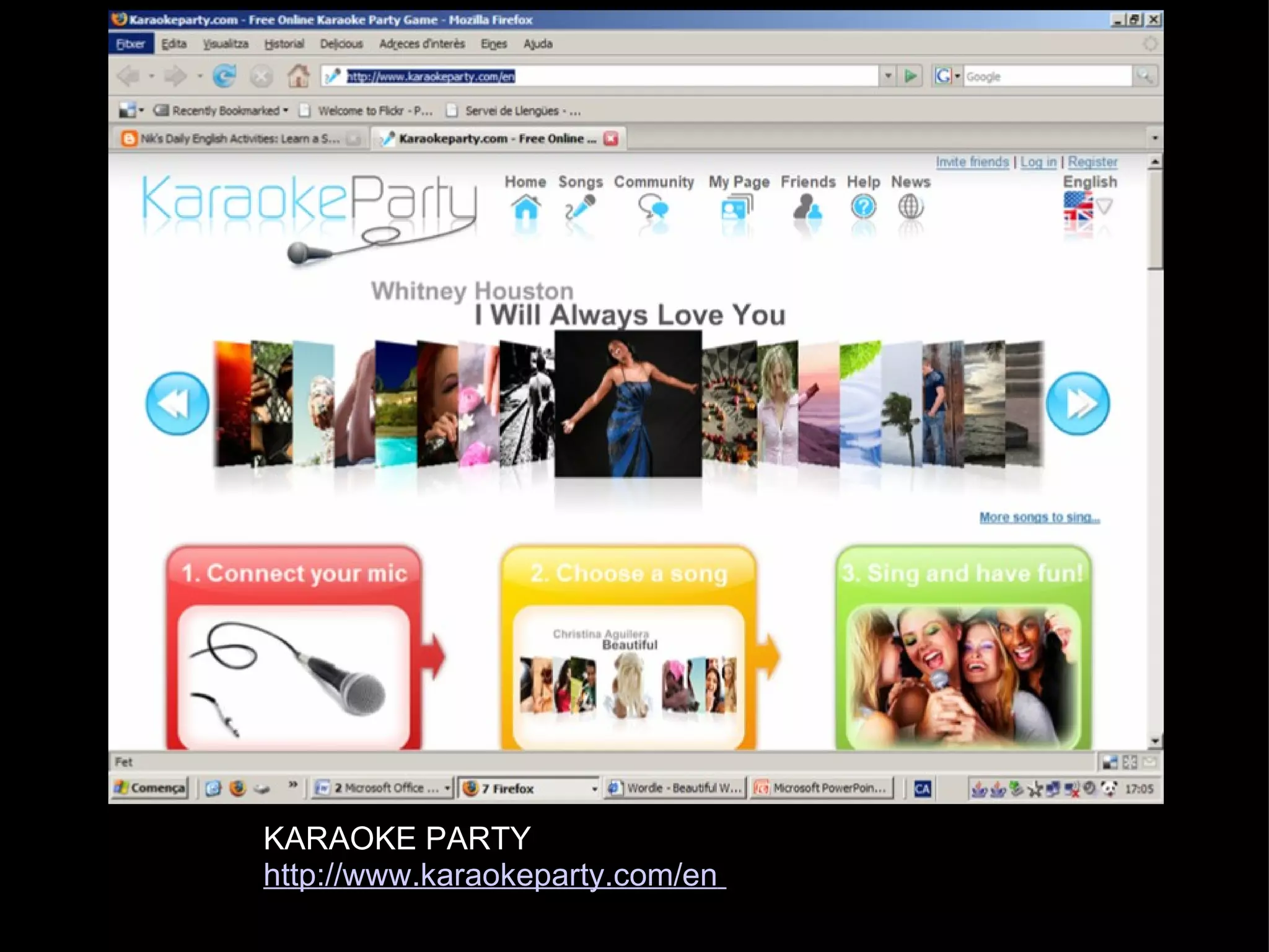 KARAOKE PARTY http:// www.karaokeparty.com /en   