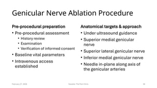 Who Responds to Genicular RFA in Knee OA? Ultrasound Synovial ...