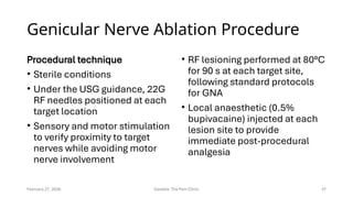 Who Responds to Genicular RFA in Knee OA? Ultrasound Synovial ...