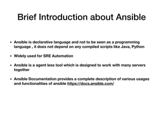 Ansible Automation for Oracle RMAN / Apex Restores | PDF