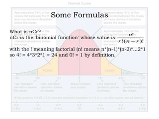 Ncr Math Formula Example the normal curve | PPTX