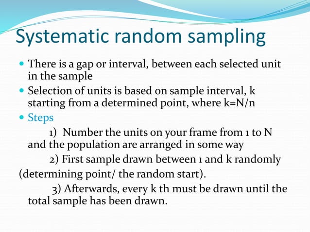 probability and non-probability samplings