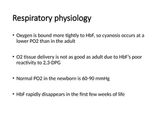 Poor O2 Pleth anish pediatric anatomy and physiologyn | PPTX
