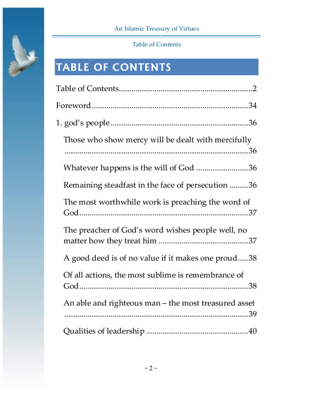 An Islamic treasury of virtues | PDF