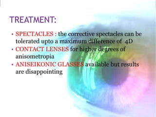 Anisometrpia PPTX anisometrpia-pptx