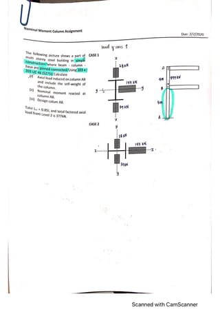 Nominal Column Moment Assignment