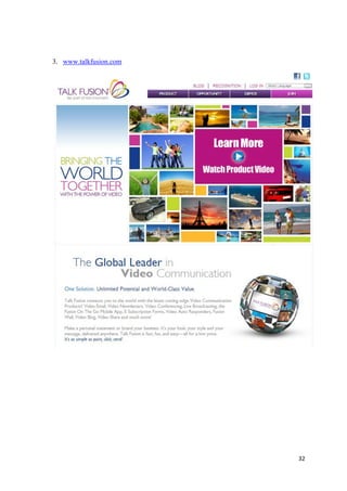 3. www.talkfusion.com

32

 