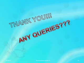 06-Mar-13 30Pharmaceutical seminar VI
 