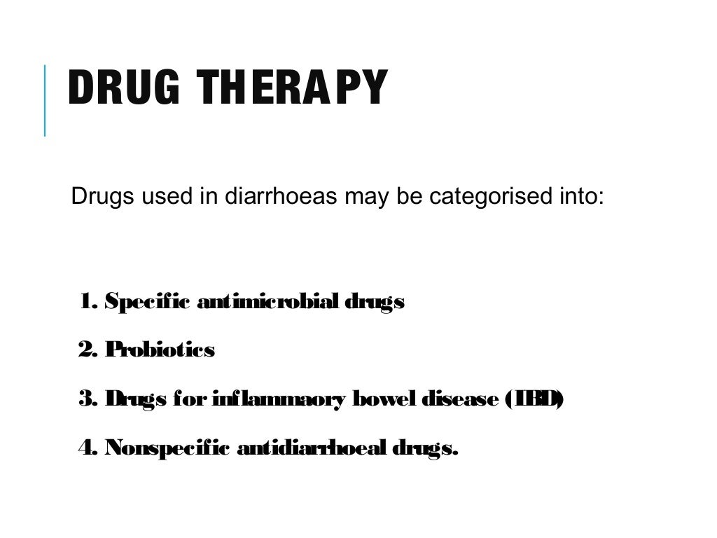 Pharmacology of antidiarrheal drugs