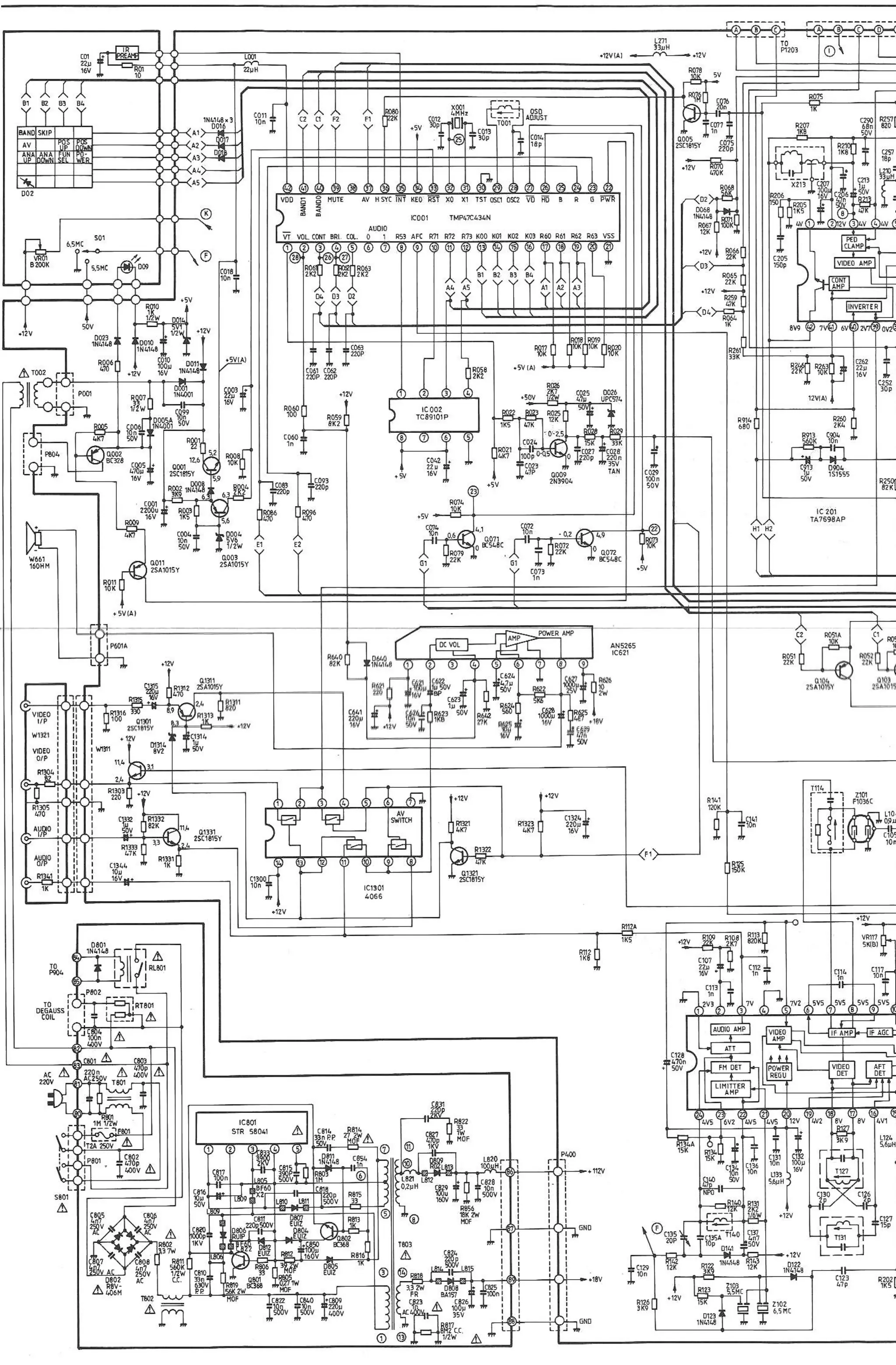 Diagrama tv Emerson ec2013 | PDF