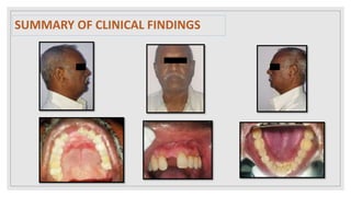 SUMMARY OF CLINICAL FINDINGS
 