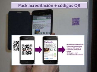 Pack acreditación + códigos QR
 