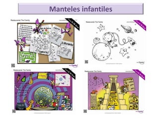 Manteles infantiles
 