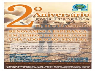 Aniversario do Projeto Ômega em Portugal