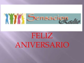 FELIZ ANIVERSARIO