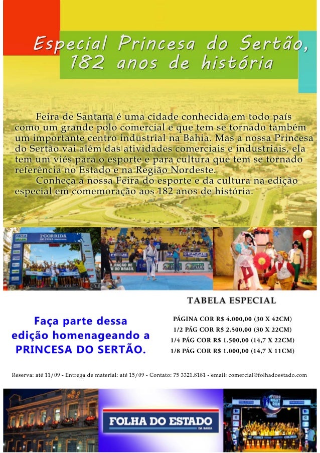 Aniversário de feira de santana 182 anos