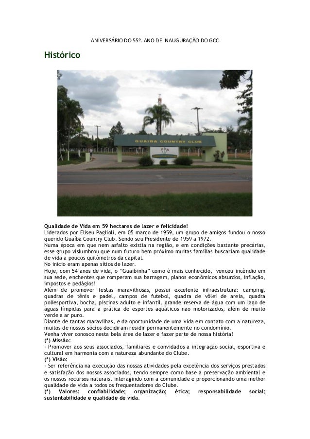 55º Aniversario Do Guaiba Country Club De Eldorado Do Sul Rs