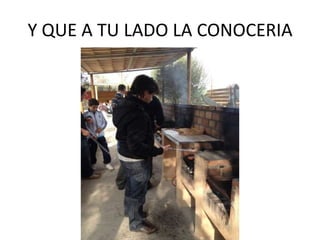Y QUE A TU LADO LA CONOCERIA

 