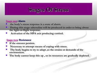 stress and Anxiety Disorder | PPT