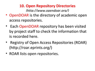 OPEN ACCESS RESOURCES | PPT