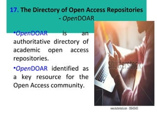Opendoar Open Access _ Browse by Country – IWPGIS
