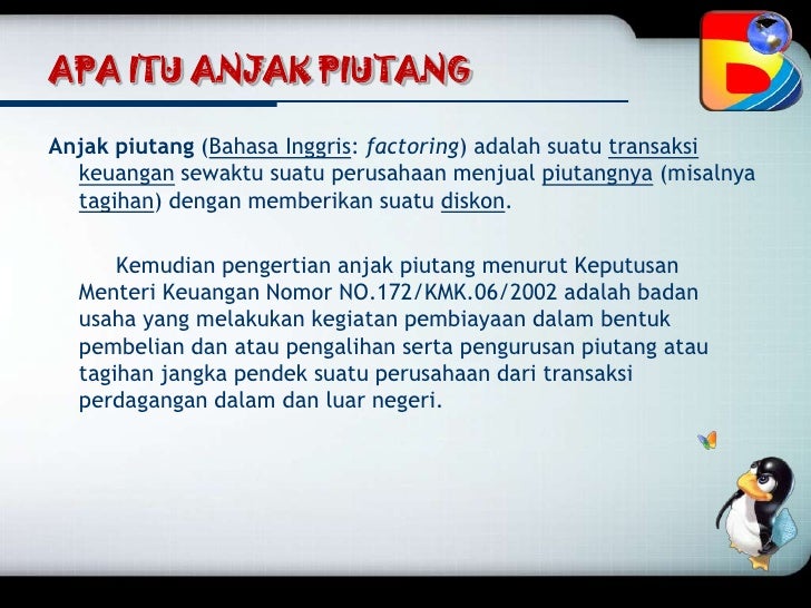 Anjak piutang