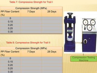 polypropylene fiber | PPTX