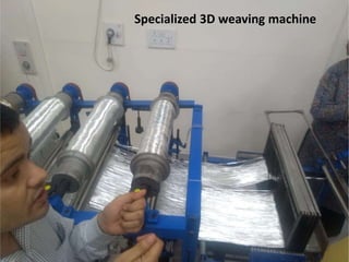 Specialized 3D weaving machine
 