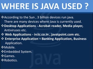 Core java | PPTX