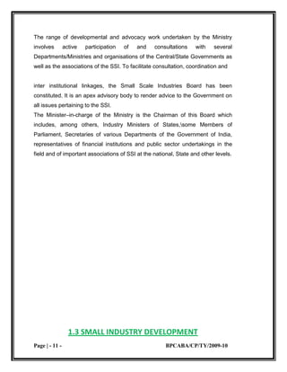 Providing economic information services to the SSI.