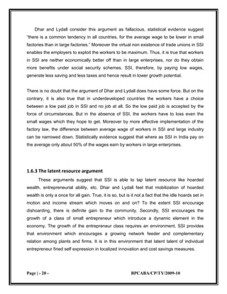 small scale industries 