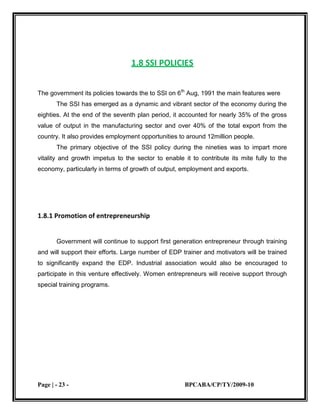 small scale industries 