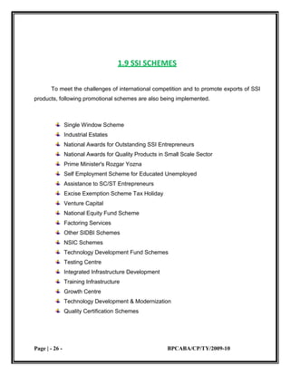 small scale industries 