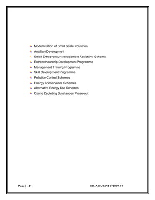 small scale industries 