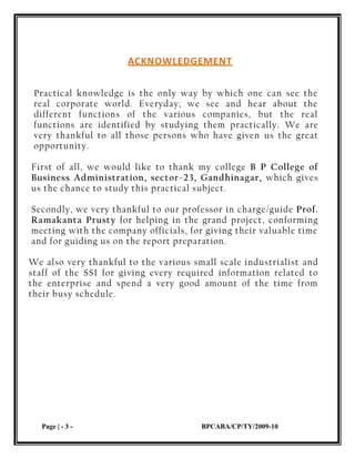 integrated infrastructural facilities;