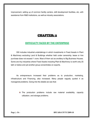 small scale industries 