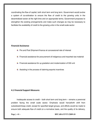 small scale industries 