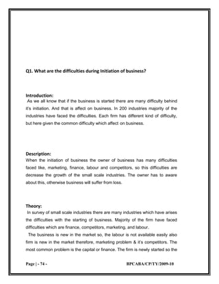 small scale industries 