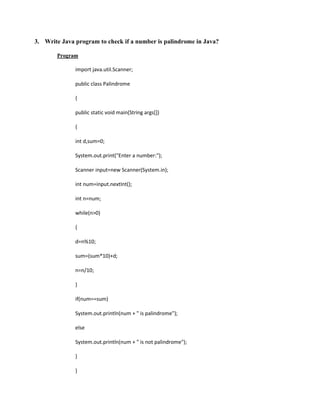 Java Programs | PDF