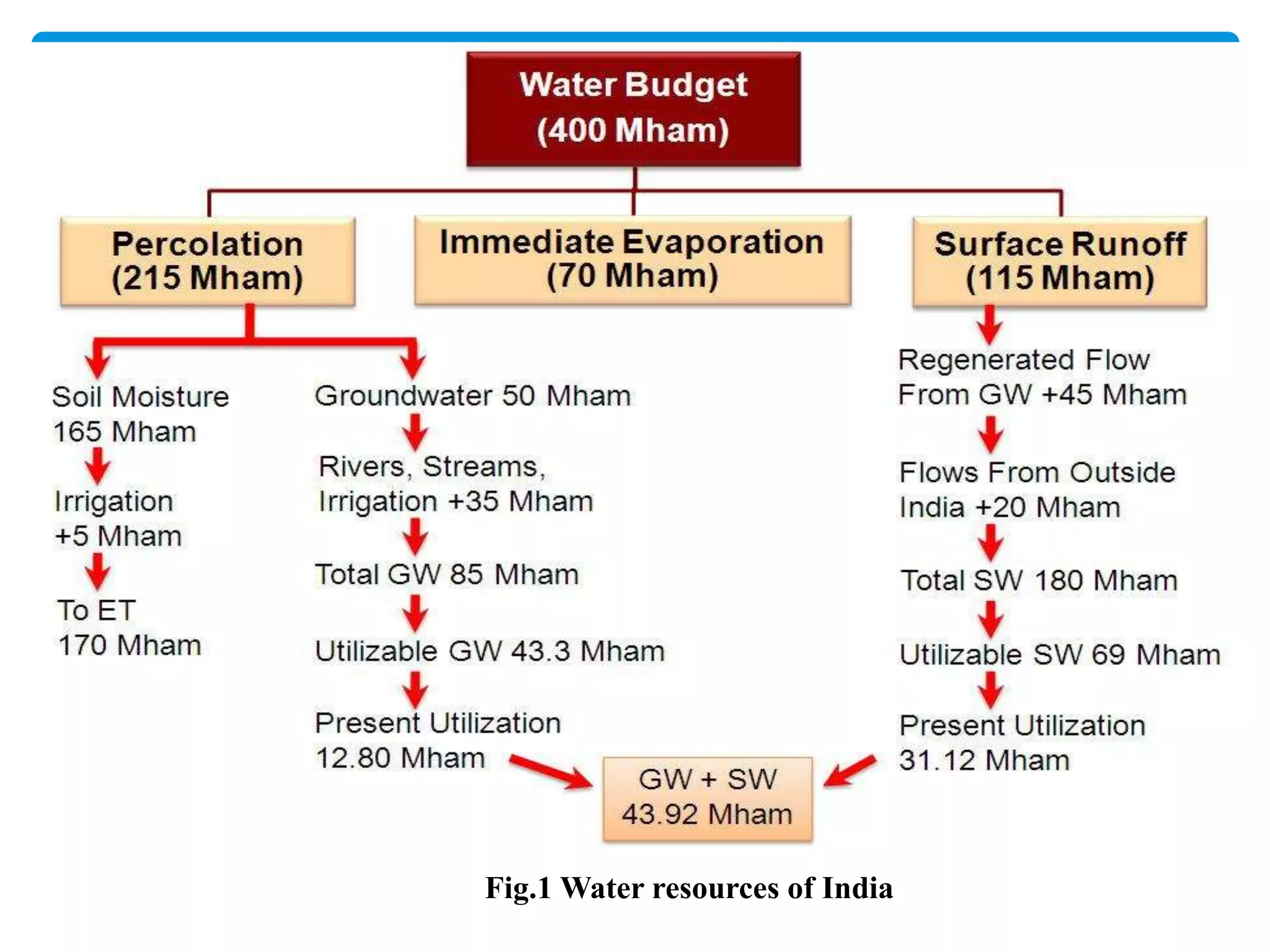 water Resources of India - By Anjali Patel mam (IGKV Raipur, C.G) | PPTX