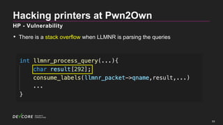 [cb22]  Your Printer is not your Printer ! - Hacking Printers at Pwn2Own by An-Jie Yang 