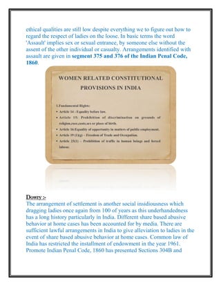 THE CONSTITUTIONAL STATUS OF WOMEN IN INDIA | PDF