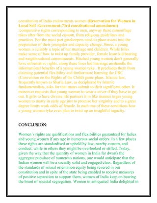 THE CONSTITUTIONAL STATUS OF WOMEN IN INDIA | PDF
