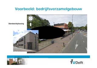 Voorbeeld: bedrijfsverzamelgebouw


Standaardoplossing




       prof. Anke van Hal MSc PhD
 