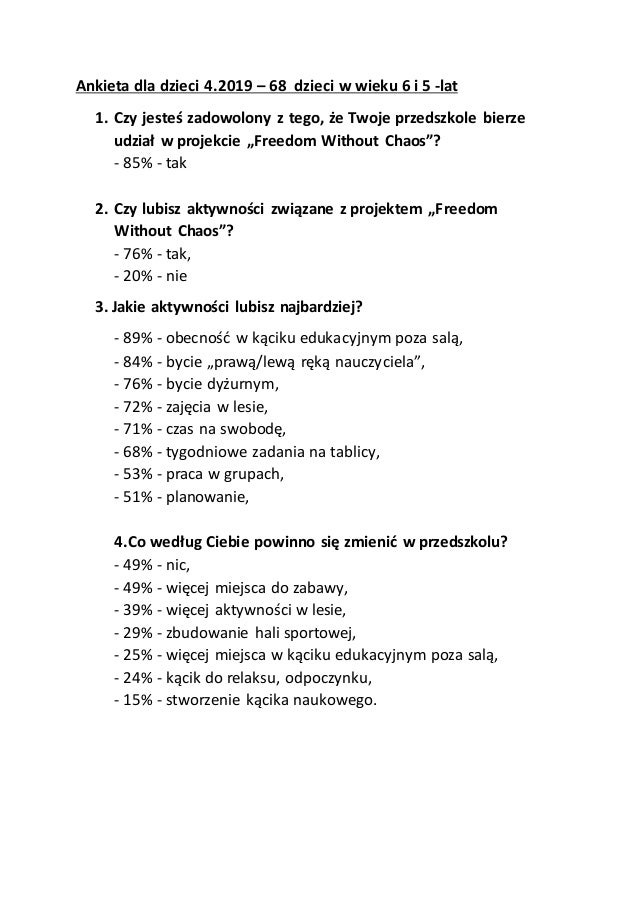 Ankiety po polsku